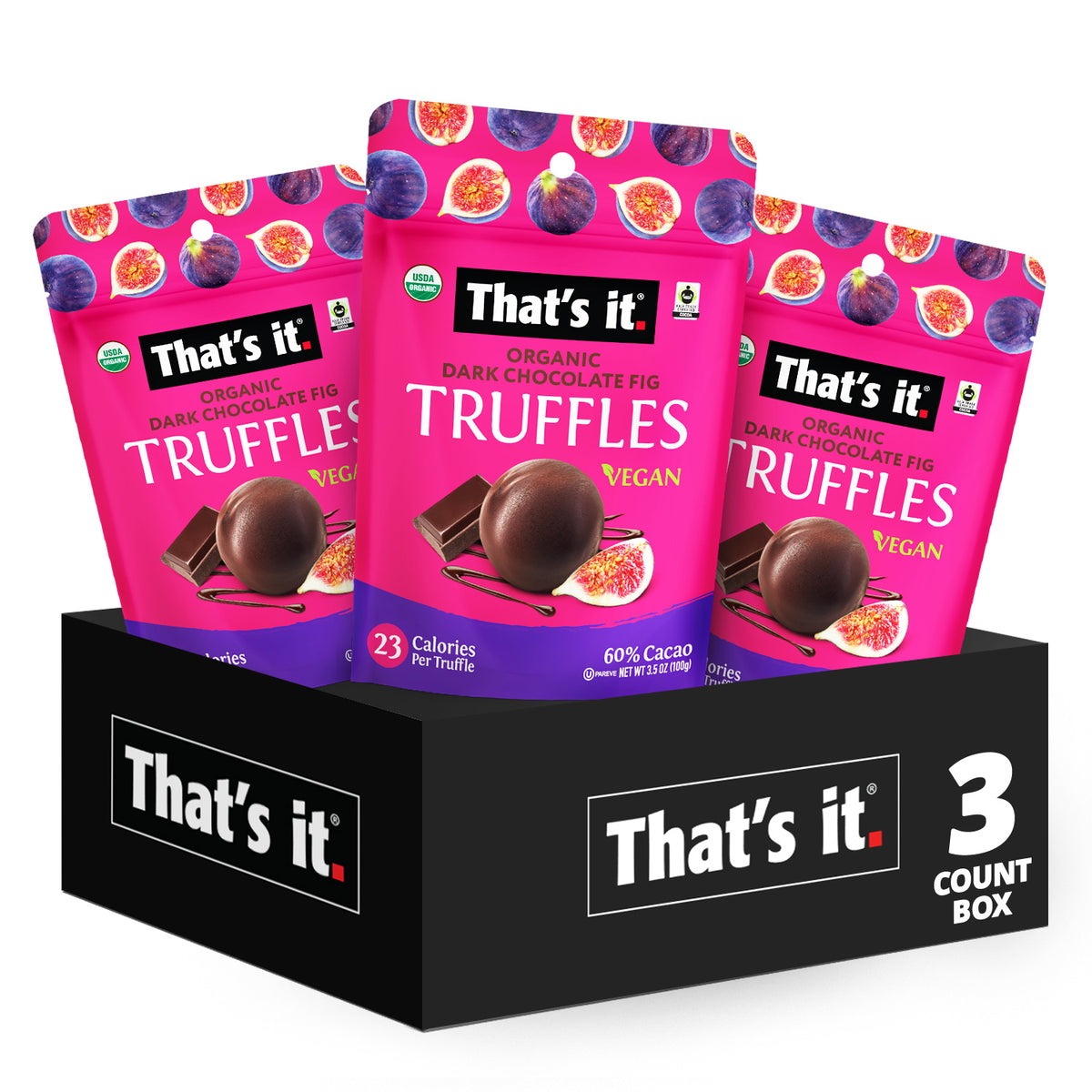 Dark Chocolate Fig Truffles