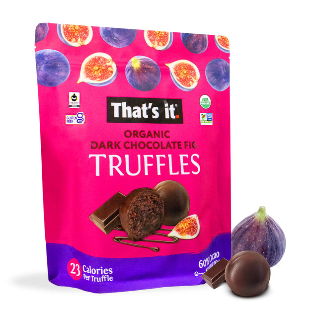 Organic Dark Chocolate Fig Truffles (20 oz) That’s it. Nutrition
