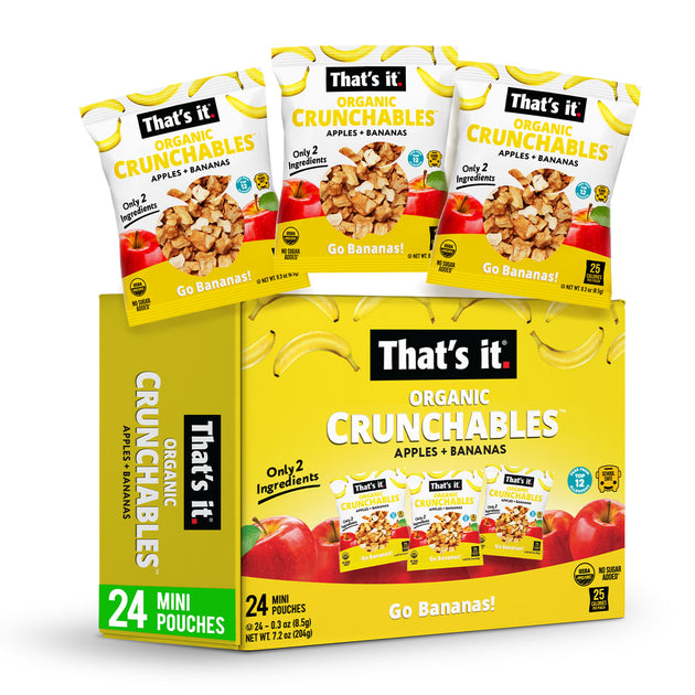 Organic Apple Crunchables Go Bananas! That’s it. Nutrition