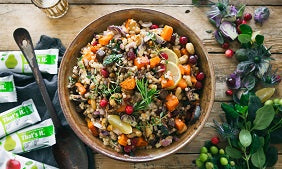 Warm Couscous Harvest Salad from Cheeky Kitchen