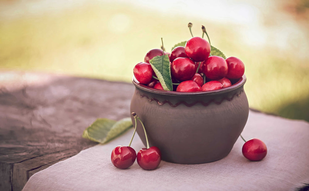 A bowl of cherries A