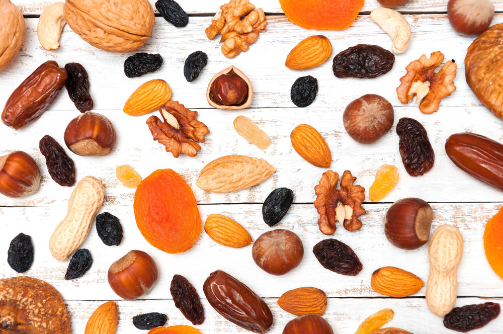 Dried fruit and nuts A