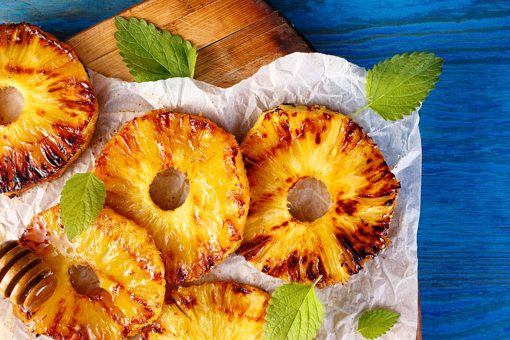 Oven roasted pineapples A