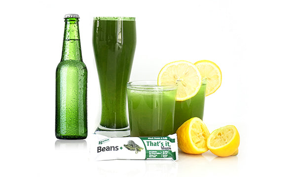 Green Matcha Beer, Green Matcha Lemonade, lemons