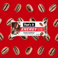 Load image into Gallery viewer, Double Espresso Organic Energy Mini Bars
