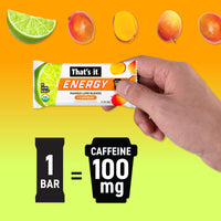 Load image into Gallery viewer, Mango Lime Blends Organic Energy Mini Bars 100mg
