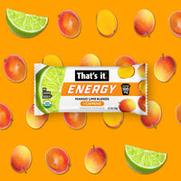 Load image into Gallery viewer, Mango Lime Blends Organic Energy Mini Bars 100mg
