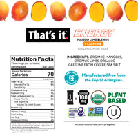 Load image into Gallery viewer, Organic Energy Minis Variety Pack 100mg - Mango Lime, Piña Colada &amp; Tropical Passion (18 Bars)
