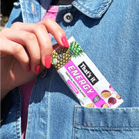 Load image into Gallery viewer, Organic Energy Minis Variety Pack 100mg - Mango Lime, Piña Colada &amp; Tropical Passion (18 Bars)
