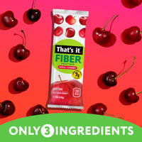 Load image into Gallery viewer, Apple + Cherry Fiber Fruit Bars (12 Bars)
