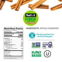 Load image into Gallery viewer, Apple + Cinnamon Fiber Fruit Bars (12 Bars)
