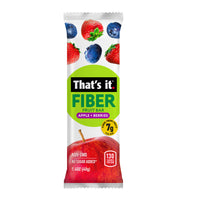 Load image into Gallery viewer, Apple + Berries Fiber Fruit Bars (12 Bars)
