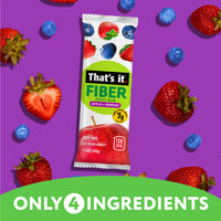 Load image into Gallery viewer, Apple + Berries Fiber Fruit Bars (12 Bars)
