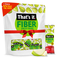 Load image into Gallery viewer, Apple + Pear Fiber Fruit Bars (12 Bars)
