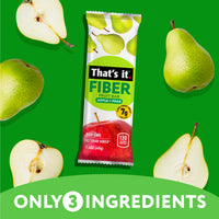 Load image into Gallery viewer, Apple + Pear Fiber Fruit Bars (12 Bars)
