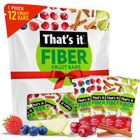 Load image into Gallery viewer, Fiber Fruit Bar Variety Pack - Berries, Cherry, Pear &amp; Cinnamon (12 Bars)
