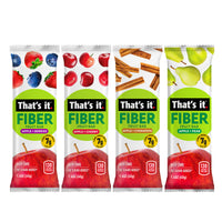 Load image into Gallery viewer, Fiber Fruit Bar Variety Pack - Berries, Cherry, Pear &amp; Cinnamon (12 Bars)

