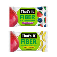Load image into Gallery viewer, Fiber Fun Size Fruit Bar Variety - Mixed Berries &amp; Banana (24 Bars)
