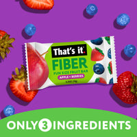 Load image into Gallery viewer, Fiber Fun Size Fruit Bar Variety - Mixed Berries &amp; Banana (24 Bars)
