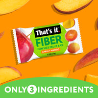 Load image into Gallery viewer, Fiber Fun Size Fruit Bar Variety - Mango &amp; Pear (24 Bars)
