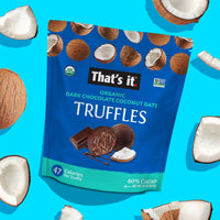 Load image into Gallery viewer, Organic Dark Chocolate Coconut Date Truffles (20 oz)
