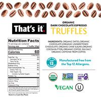 Load image into Gallery viewer, Organic Dark Chocolate Espresso Truffles
