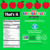 Load image into Gallery viewer, Apple Crisps Fruit Crunchables Bundle Box (30 Packs)
