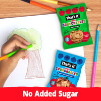 Load image into Gallery viewer, Apple + Blueberry Crisps Fruit Crunchables Bundle Box (30 Packs)
