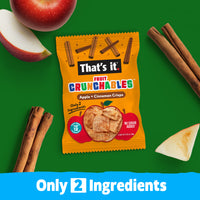 Load image into Gallery viewer, Apple + Cinnamon Crisps Fruit Crunchables Bundle Box (30 Packs)
