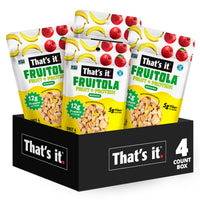 Load image into Gallery viewer, Banana Fruitola Fruit Granola - Snack Size (4 Packs) - 1.9oz
