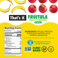 Load image into Gallery viewer, Banana Fruitola Fruit Granola - Snack Size (4 Packs) - 1.9oz

