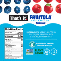 Load image into Gallery viewer, Blueberry Fruitola Fruit Granola - Snack Size (4 Packs) - 1.9oz
