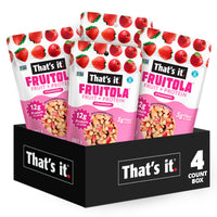 Load image into Gallery viewer, Strawberry Fruitola Fruit Granola - Snack Size (4 Packs) - 1.9oz

