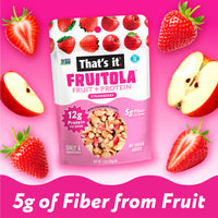 Load image into Gallery viewer, Strawberry Fruitola Fruit Granola - Snack Size (4 Packs) - 1.9oz

