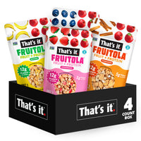 Load image into Gallery viewer, Fruitola Fruit Granola Snack Size Variety Pack (4 Packs) - 1.9oz
