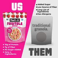 Load image into Gallery viewer, Strawberry Fruitola Fruit Granola (Family Size) - 14oz
