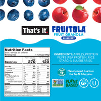 Load image into Gallery viewer, Blueberry Fruitola Fruit Granola (3 Packs) - 7oz
