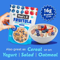 Load image into Gallery viewer, Blueberry Fruitola Fruit Granola (3 Packs) - 7oz
