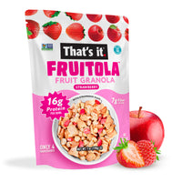 Load image into Gallery viewer, Strawberry Fruitola Fruit Granola (3 Packs) - 7oz
