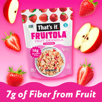 Load image into Gallery viewer, Strawberry Fruitola Fruit Granola (3 Packs) - 7oz
