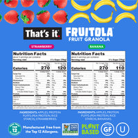 Load image into Gallery viewer, Fruitola Fruit Granola Variety Pack (4 Packs) - 7oz
