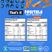 Load image into Gallery viewer, Fruitola Fruit Granola Variety Pack (4 Packs) - 7oz
