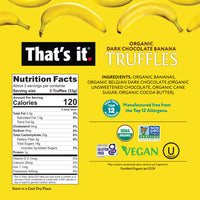 Load image into Gallery viewer, Organic Dark Chocolate Banana Truffles
