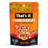 Load image into Gallery viewer, Apple + Pumpkin Seed Crunchables - Spicy Chili
