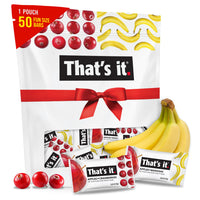 Load image into Gallery viewer, Fun Size Variety Pack - Banana &amp; Cranberry (50 Bars)
