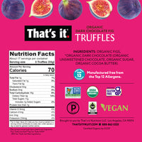 Load image into Gallery viewer, Organic Dark Chocolate Fig Truffles (20 oz)
