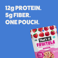 Load and play video in Gallery viewer, Blueberry Fruitola Fruit Granola - Snack Size (4 Packs) - 1.9oz
