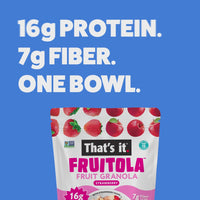 Load and play video in Gallery viewer, Blueberry Fruitola Fruit Granola (3 Packs) - 7oz
