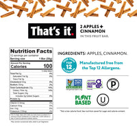 Load image into Gallery viewer, Apple + Cinnamon Fruit Bars (Subscription)
