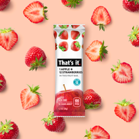 Load image into Gallery viewer, Strawberry bar on pattern background
